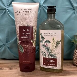 Bath & Body Works Aromatherapy Tea Tree & Peppermint Body Cream B&BW